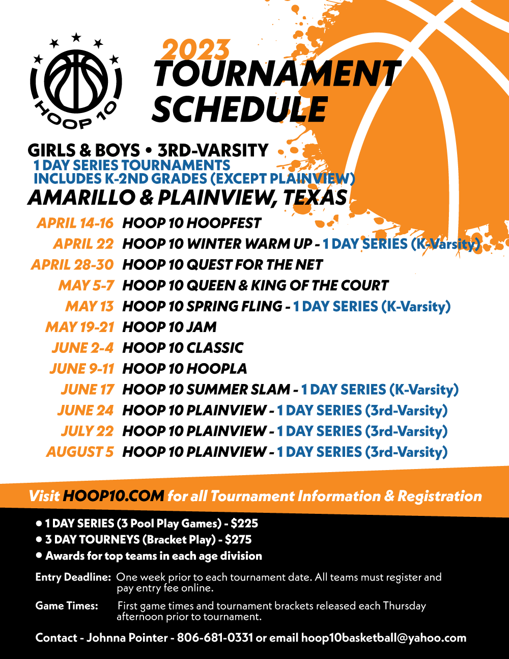 2023 Tournaments